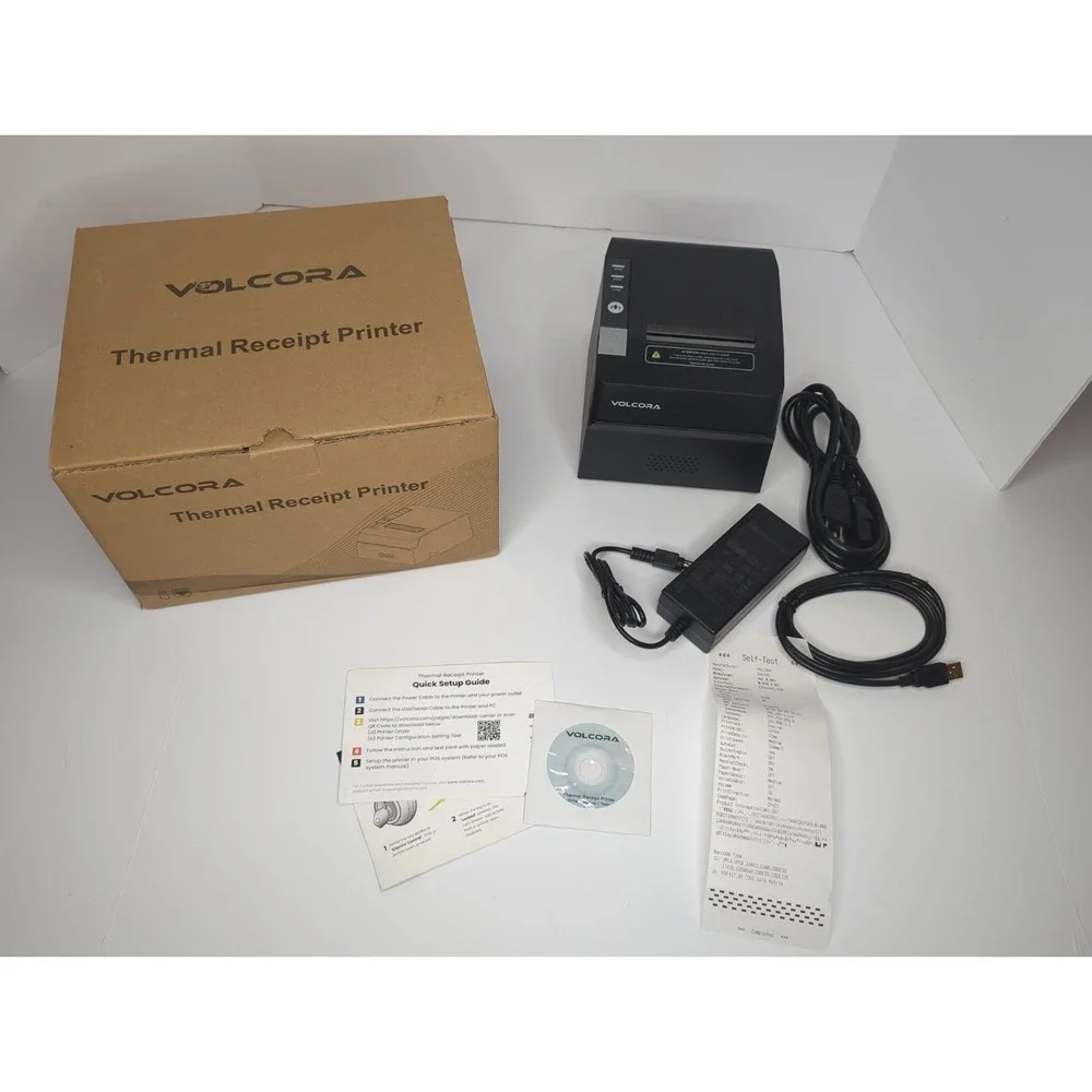 Volcora Thermal Receipt Printer USB 80mm Model 500205